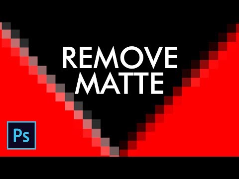 Remove Matte from Layer in Photoshop Urdu Hindi Eng Sub