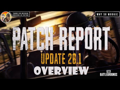 PUBG UPDATE 20.1 PATCH NOTES OVERVIEW ATTACHMENT BALANCING, SCOPE CHANGES AND MORE...