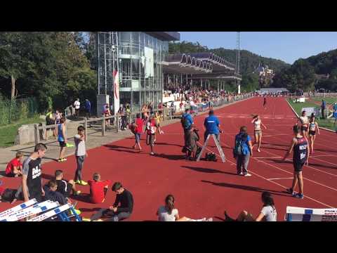 Championnats LBFA cadets/scolaires 2018 - série 1 100m scolaires filles