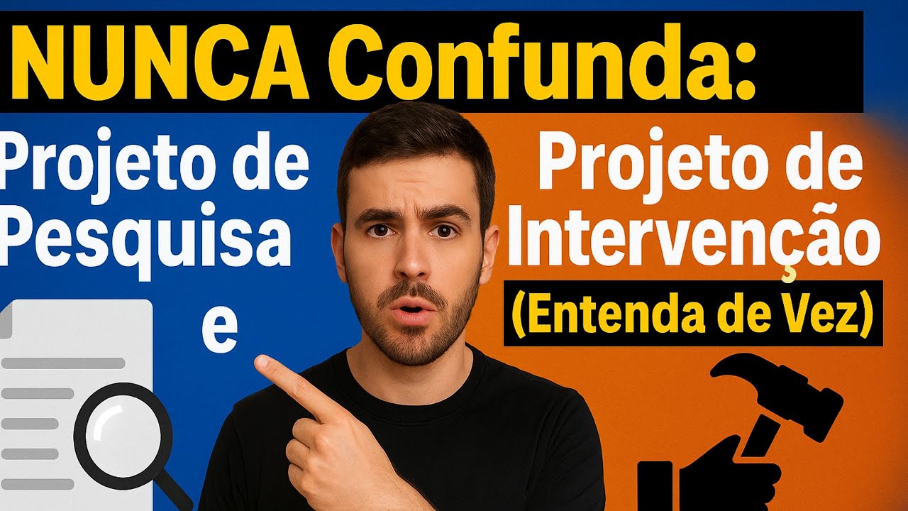 ABRA SEUS OLHOS: Diferença entre projeto de pesquisa e projeto de intervenção #ptojrto, #pesquisa