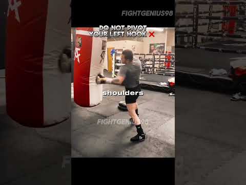 How to throw the perfect left hook 📝🥊 #shorts #boxing #boxingtraining #boxinglife #canelo