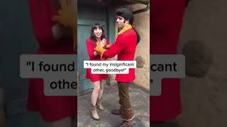 Download lagu How Gaston fell in love with me at Disney World! #shorts #beautyandthebeast #disney mp3