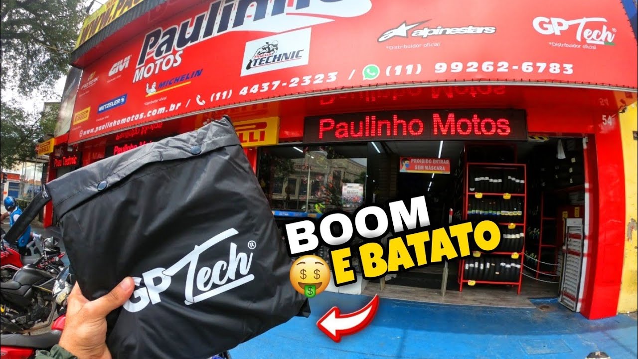 FUI NO PAULINHO MOTOS COMPRAR A CAPA DE CHUVA