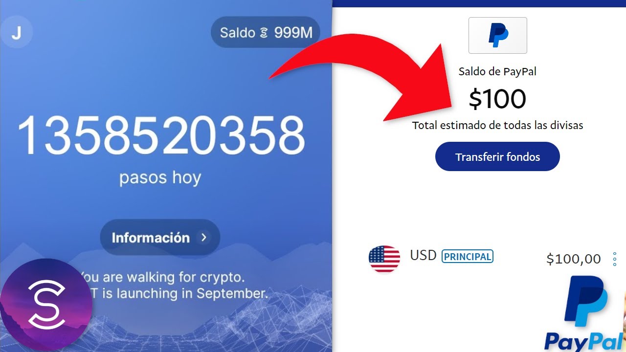 Cómo RETIRAR DINERO de SWEATCOIN a PAYPAL
