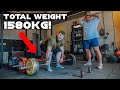THE HARDEST DEADLIFT LADDER WE HAVE EVER DONE! TOTAL OF 1580KG