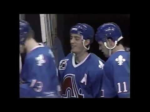 Joe Sakic vs Andy Moog 1991