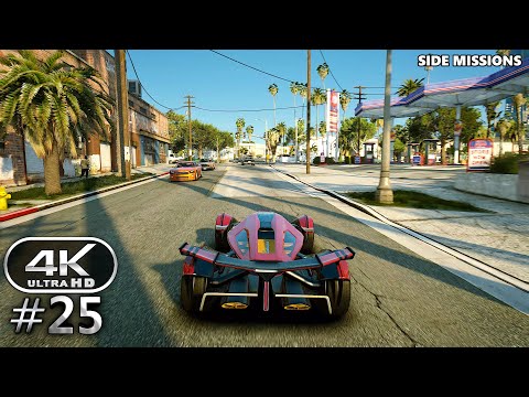 Grand Theft Auto 5 Gameplay Walkthrough Part 25 Side Mission - GTA 5 PC 4K 60FPS (No Commentary)
