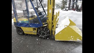 フォークリフト用雪かきアタッチメント 札幌 引き取り限定‼️ 除雪