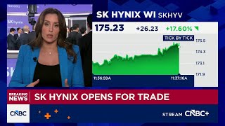 SK Hynix ADR shares open for trade at $170