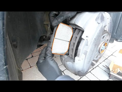 How to Replace Front Brake Pads in Mercedes-Benz C300 W205 W206 and E300 W213 and AMG brakes