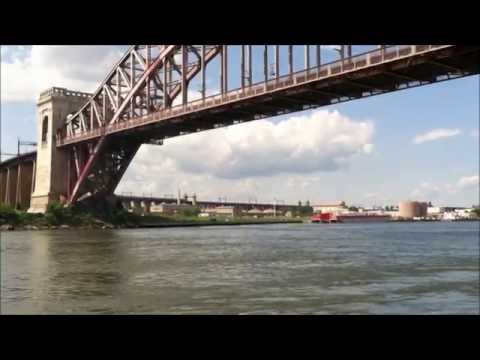 Amtrak on the Hell Gate Line in Astoria Park