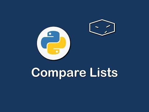 compare lists in python 
