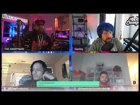 Non-black Biracial Dusty 1040's Angry Black Male tells Destiny the Solution is to Cease Welfare -_-