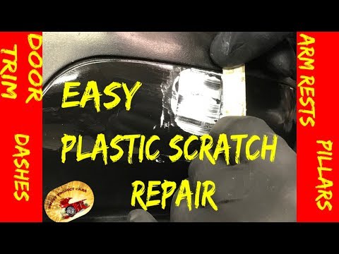 How to Fill Scratches, Chips & Holes in PLASTIC.... Amazing Results