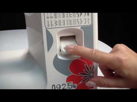 Швейная машина Janome J925S белый-красный - Видео