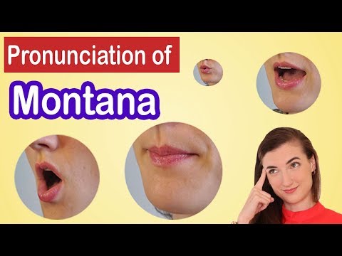 How to pronounce Montana, American English Pronunciation Lesson