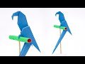 Origami Macaw Parrot How To Fold