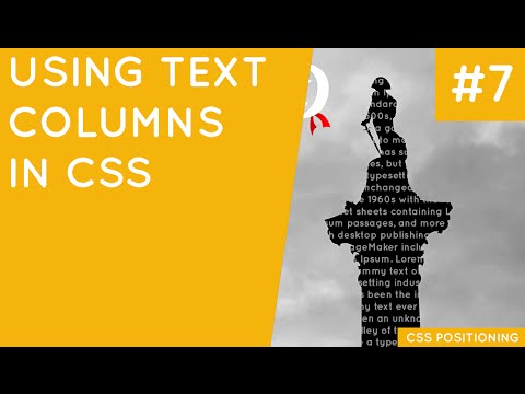 Learn CSS Positioning Tutorial 7 Text Columns - Mind Luster