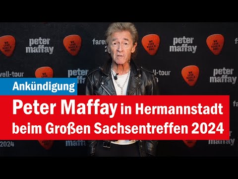 Ankündigung: Peter Maffay in Hermannstadt beim Großen Sachsentreffen 2024