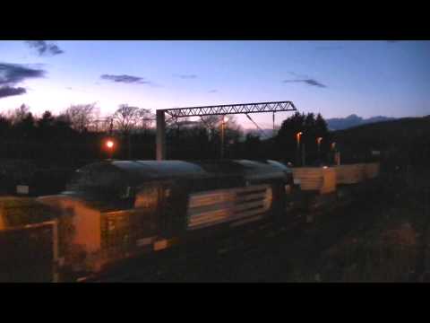 DRS 37603+37611. 6K73 Flasks. Carnforth. 24/03/15