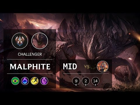 Malphite Mid vs Qiyana - BR Challenger Patch 9.23