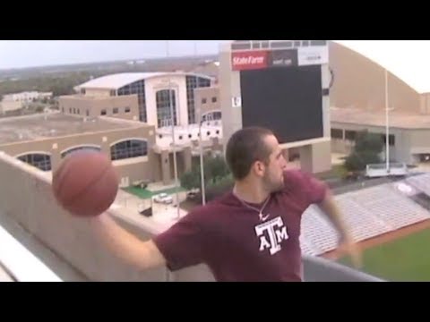 World's Longest Basketball Shot | 3rd DECK VIEW | Dude Perfect