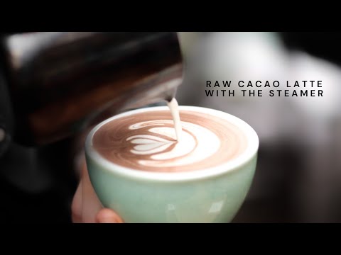 How to make a Raw Cacao Latte with the steamer