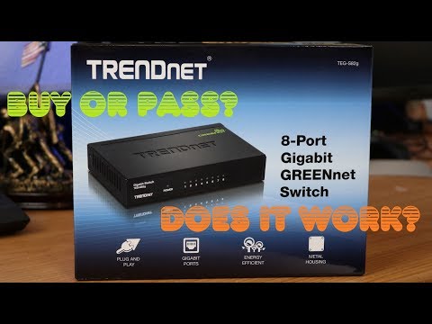Šakotuvas Jungiklis TRENDnet Trendnet TPE-3012LS jungiklis video