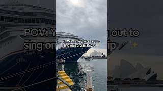 How to get to a cruise ship 🛳️ 🎶✨ #fyp #foryou #reels #shorts #pov #cruise #plane #singer
