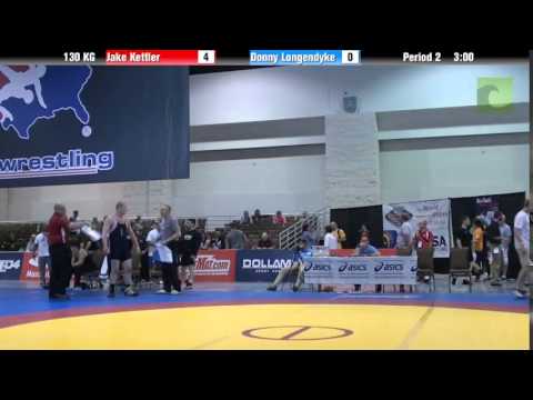130 KG Jake Kettler vs Donny Longendyke