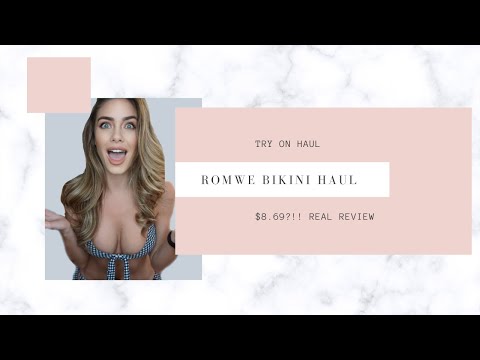 ROMWE BIKINI HAUL TRY ONIS IT WORTH IT?Brittany Oldehoff