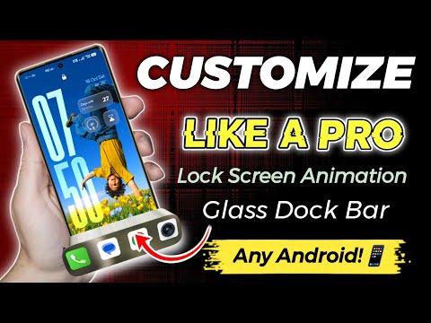 Turn Your Old Android Into New UI ✨ Lock Screen, Home Screen & Liquid Glass Dock Style!