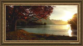 Quadro TV Arte -  Por do Sol - Vários Quadros em movimento