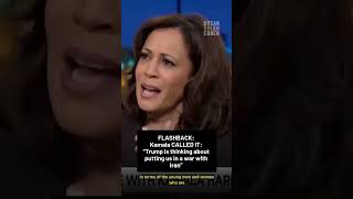 FLASHBACK: Kamala CALLED IT: "Trump is thinking about putting us in a war with Iran"