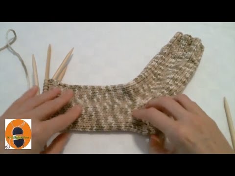 Stricken wir! - Socke 5/4: der Fußteil & die Spitze