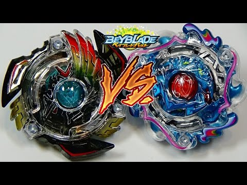 Beyblade Burst BATTLE!! Victory Valkyrie U.Q. vs Nova Neptune V.T. ベイブレードバースト
