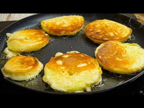 Apple Pancakes 🍏🥞 Great idea for a QUICK dessert in 5 minutes