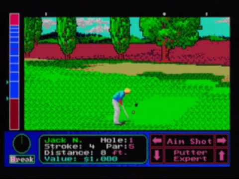 Jack Nicklaus' Greatest 18 Holes of Major Championship Golf Atari