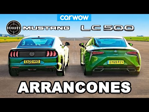 Ford Mustang v Lexus LC500 – ARRANCONES V8