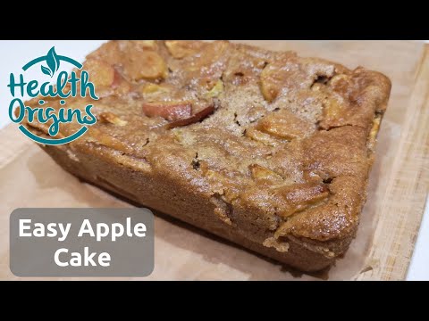 Super easy Vegan Apple Cake - no oil