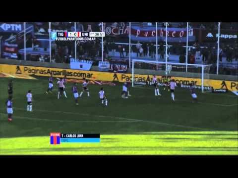 Gol de Luna. Tigre 1 - Unión 0. Fecha 21. Primera División 2015.FPT.