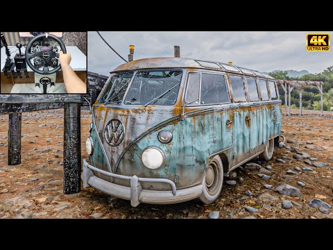Rebuilding Volkswagen Type 2 De Luxe | Forza Horizon 5 | Steering Wheel gameplay