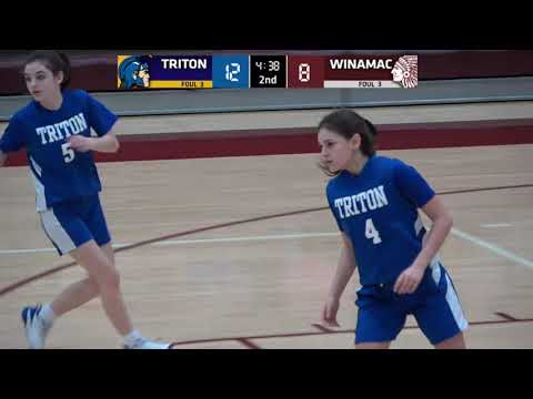 Triton at Winamac - 8th Grade Girls HNAC Basketball Tournament Semi-final 🏀 3-5-2022