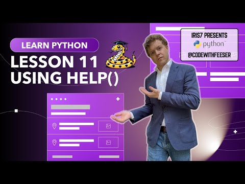 Learn Python Lesson 11 Using Help