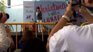 Lunafly live cover of When I was your man at Singapore