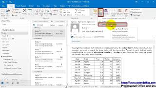 How to automatically reply outside organization only in Outlook