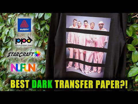 BEST DARK T-SHIRT TRANSFER PAPER ?! PPD vs AVERY vs MORE! + WASH TEST! || Lucykiins