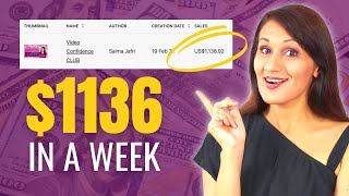 How I Make $1000 in a Week with Digital Products (using 100% free software)