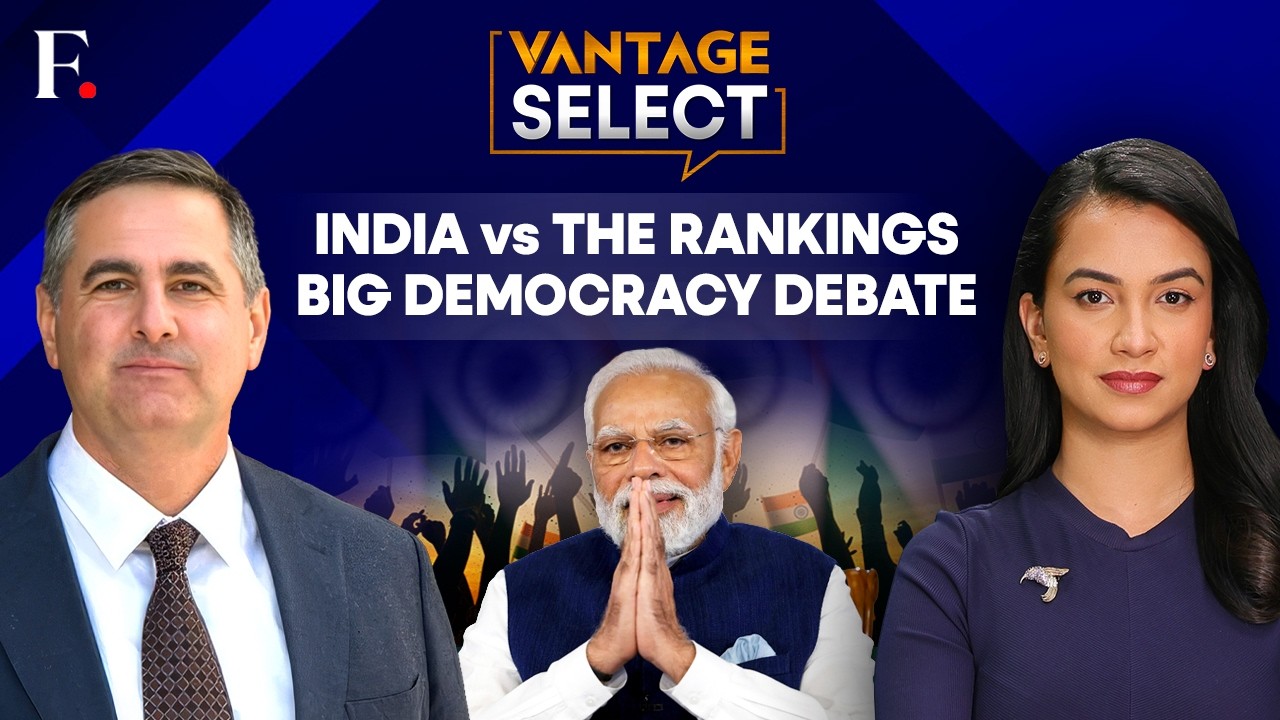 LIVE: India's Democracy Rating Sparks Global Debate; Top US Voice Speaks Out | Vantage Select