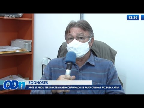 Teresina confirma caso de raiva canina e faz busca ativa 06 10 2021